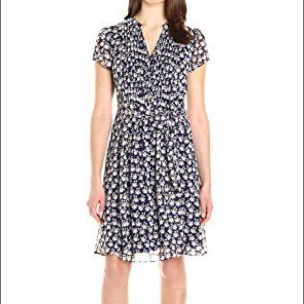 MSK floral short sleeve 10 dress